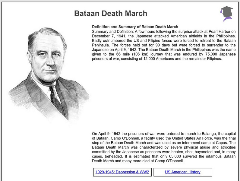 Siteseen: American Historama: Bataan Death March Article Siteseen: American Historama: Bataan Death March Article