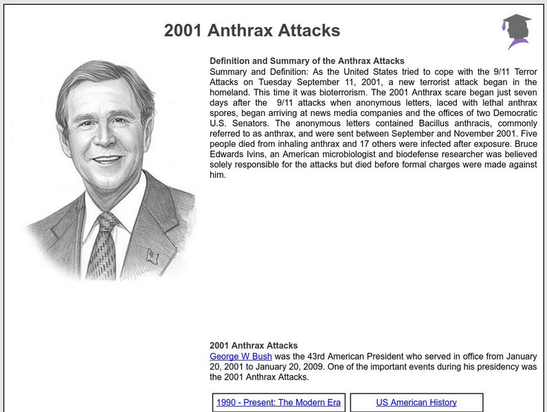 Siteseen: American Historama: 2001 Anthrax Attacks Article Siteseen: American Historama: 2001 Anthrax Attacks Article