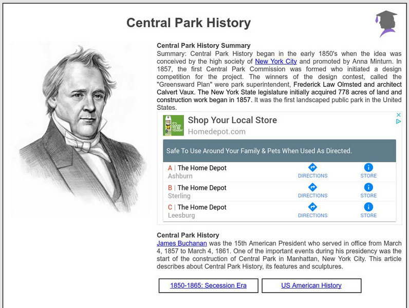 Siteseen: American Historama: Central Park History Article Siteseen: American Historama: Central Park History Article