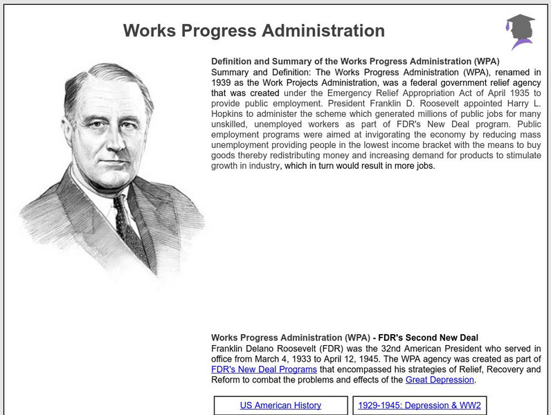 Siteseen: American Historama: Works Progress Administration Article Siteseen: American Historama: Works Progress Administration Article