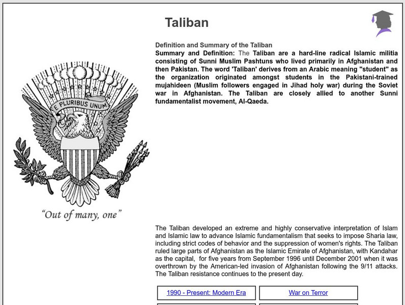 Siteseen: American Historama: Taliban Article Siteseen: American Historama: Taliban Article