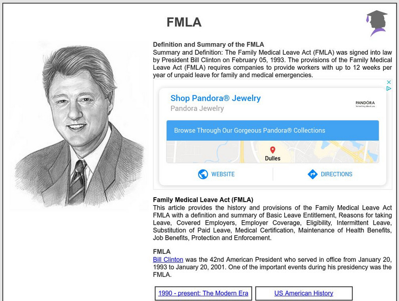 Siteseen: American Historama: Fmla Article