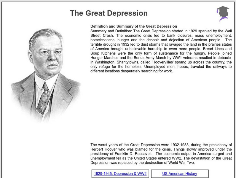 Siteseen: American Historama: The Great Depression Article Siteseen: American Historama: The Great Depression Article