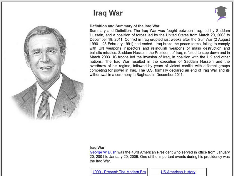 Siteseen: American Historama: Iraq War Article Siteseen: American Historama: Iraq War Article