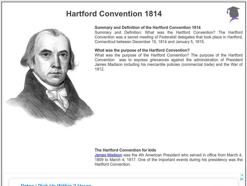Siteseen: American Historama: Hartford Convention 1814 Article Siteseen: American Historama: Hartford Convention 1814 Article