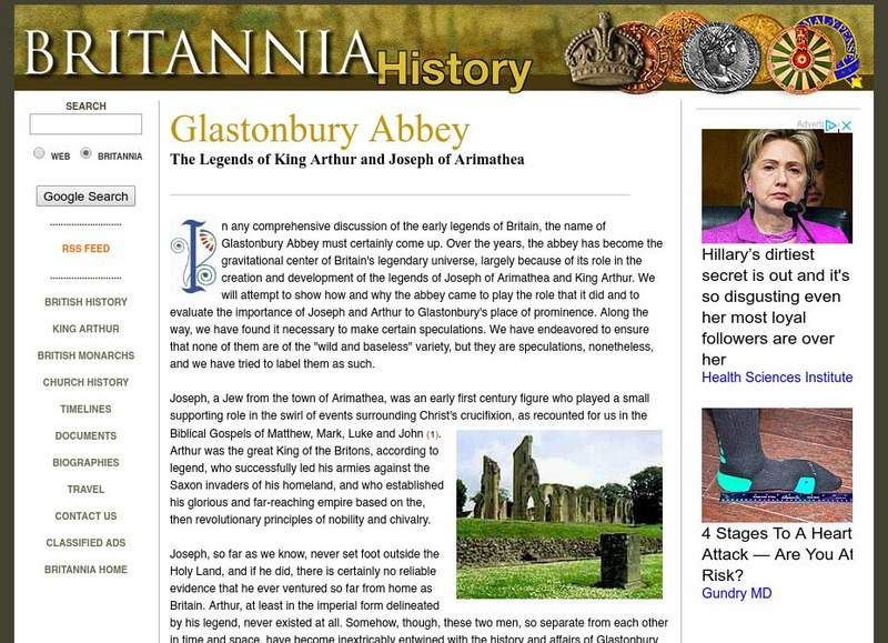 Britannia History: Glastonbury Abbey Handout