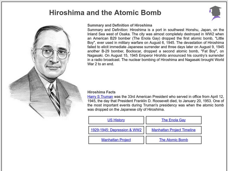 Siteseen: American Historama: Hiroshima and the Atomic Bomb Article Siteseen: American Historama: Hiroshima and the Atomic Bomb Article