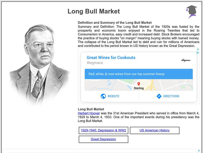 Siteseen: American Historama: Long Bull Market Article Siteseen: American Historama: Long Bull Market Article