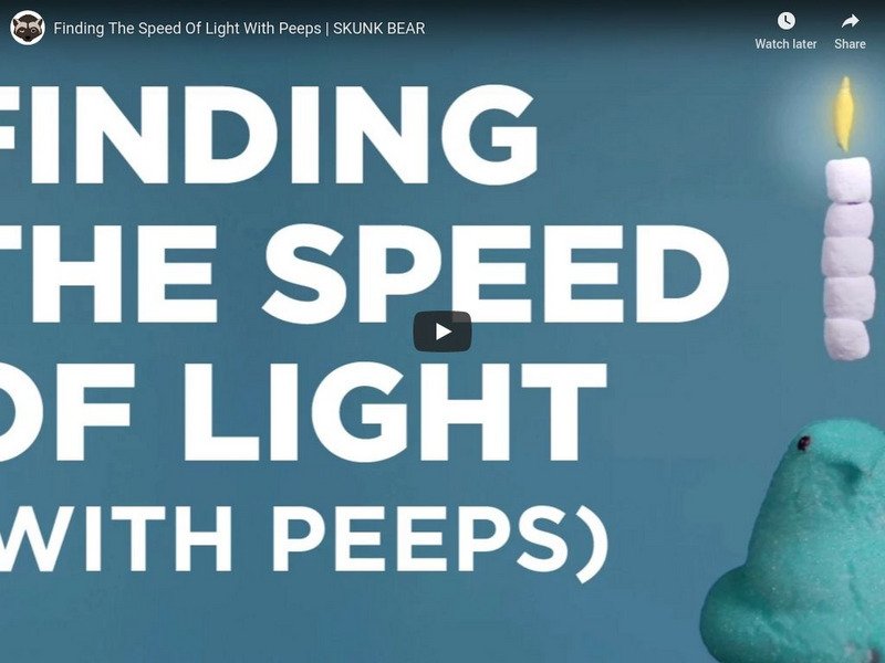 Npr Videos: Skunk Bear: Finding the Speed of Light With Peeps Instructional Video Npr Videos: Skunk Bear: Finding the Speed of Light With Peeps Instructional Video