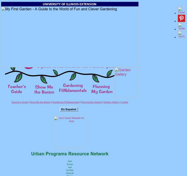University of Illinois Extension: My First Garden Unit Plan University of Illinois Extension: My First Garden Unit Plan