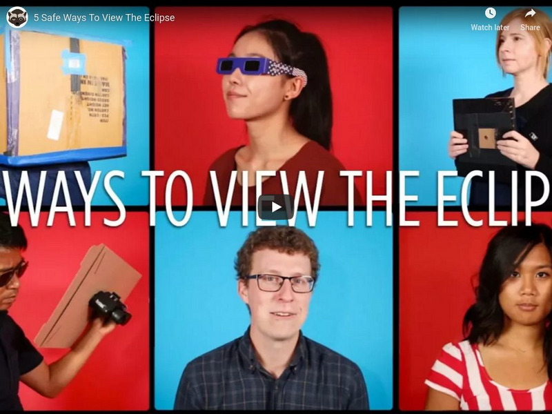 Npr Videos: Skunk Bear: 5 Safe Ways to View the Eclipse Instructional Video Npr Videos: Skunk Bear: 5 Safe Ways to View the Eclipse Instructional Video