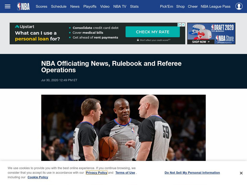 Nba: Official Rules of the National Basketball Assoc Website Nba: Official Rules of the National Basketball Assoc Website