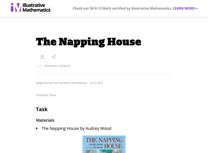 Illustrative Mathematics: The Napping House Lesson Plan Illustrative Mathematics: The Napping House Lesson Plan
