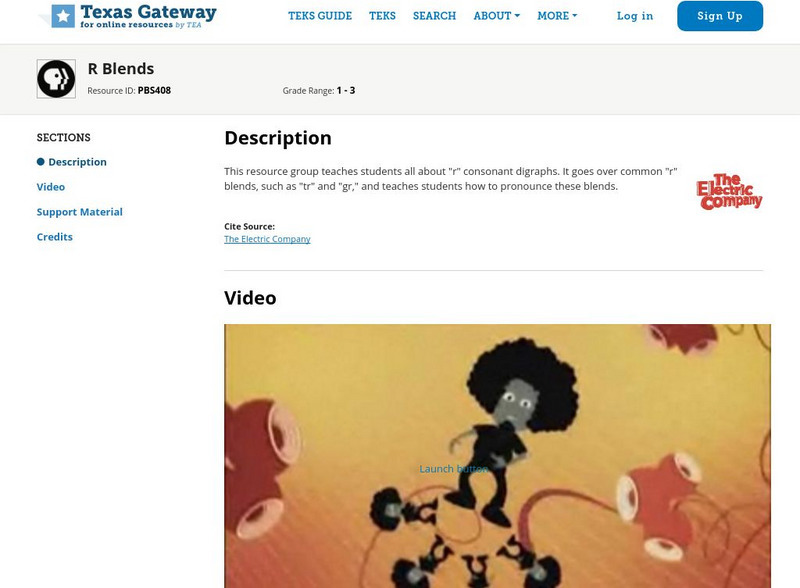 Texas Gateway: R Blends Instructional Video Texas Gateway: R Blends Instructional Video