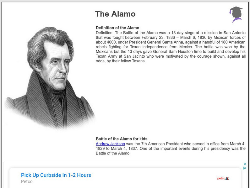 Siteseen: American Historama: The Alamo Article Siteseen: American Historama: The Alamo Article