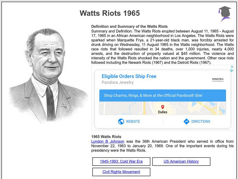 Siteseen: American Historama: Watts Riots 1965 Article Siteseen: American Historama: Watts Riots 1965 Article
