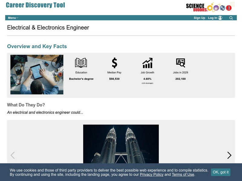 Science Buddies: Career Profile: Electrical and Electronics Engineer Activity Science Buddies: Career Profile: Electrical and Electronics Engineer Activity