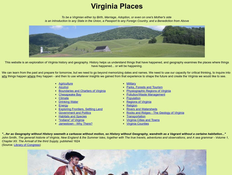 Virginia Places Website Virginia Places Website