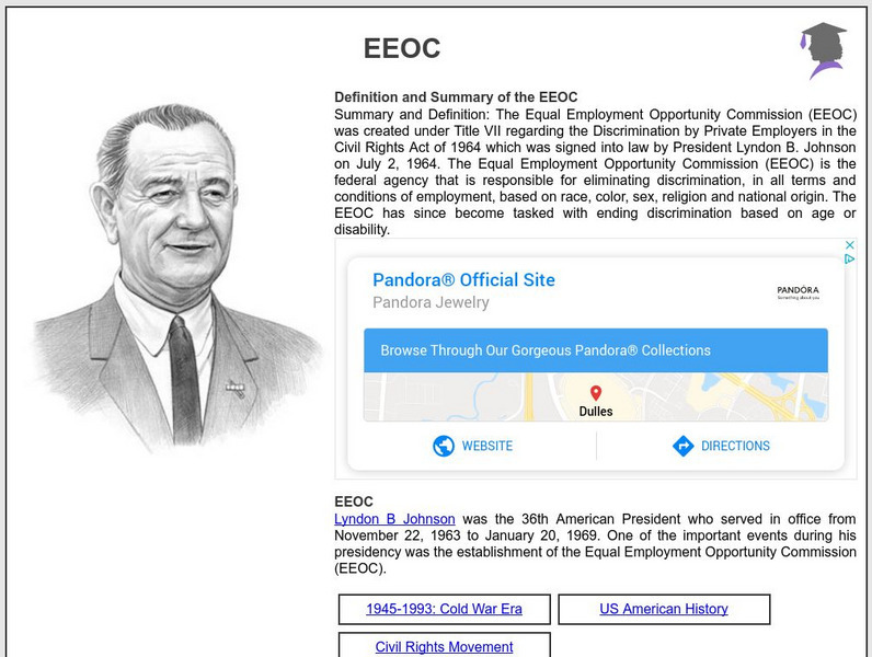 Siteseen: American Historama: Equal Employment Opportunity Commission (Eeoc) Article Siteseen: American Historama: Equal Employment Opportunity Commission (Eeoc) Article