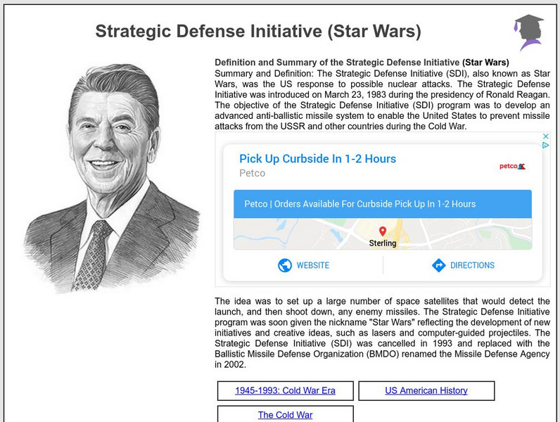 Siteseen: American Historama: Strategic Defense Initiative (Star Wars) Article Siteseen: American Historama: Strategic Defense Initiative (Star Wars) Article