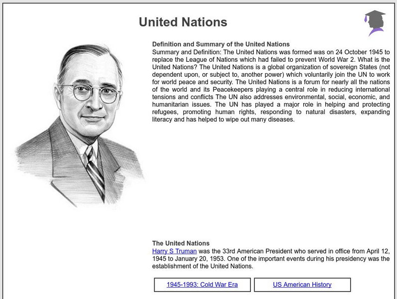 Siteseen: American Historama: United Nations Article Siteseen: American Historama: United Nations Article