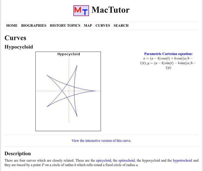 University of St. Andrews: Hypocycloid Interactive