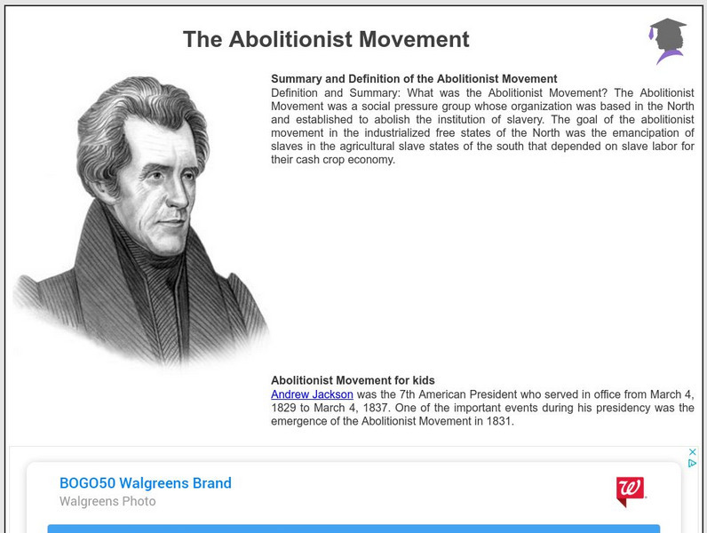 Siteseen: American Historama: The Abolitionist Movement Article Siteseen: American Historama: The Abolitionist Movement Article