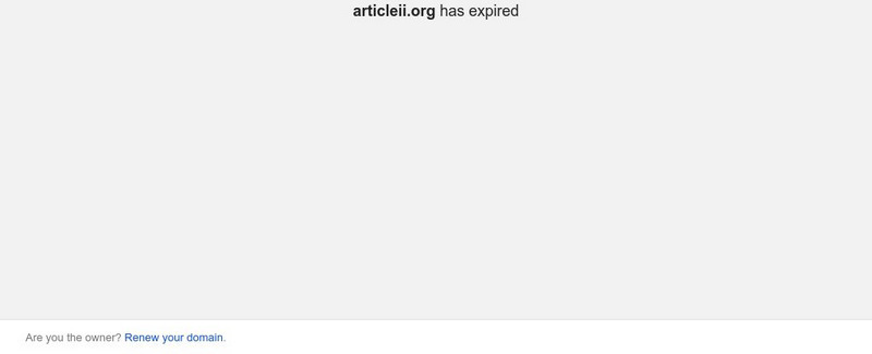 Presidents & the Constitution: Did You Know? Website