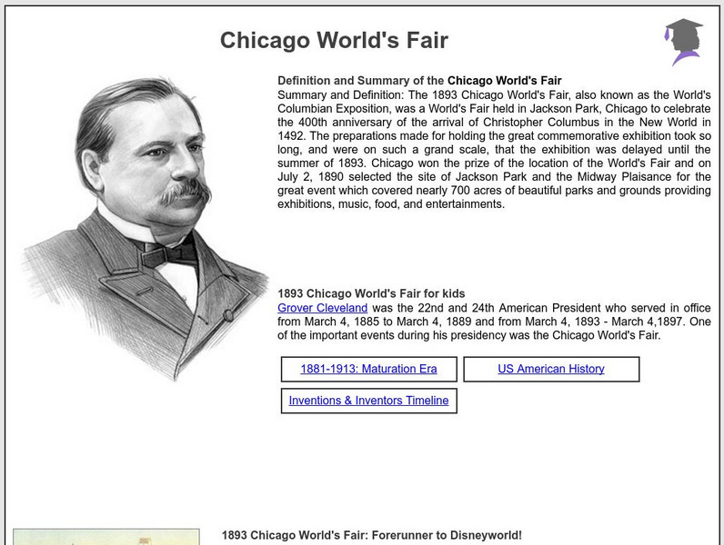 Siteseen: American Historama: Chicago World's Fair Article Siteseen: American Historama: Chicago World's Fair Article