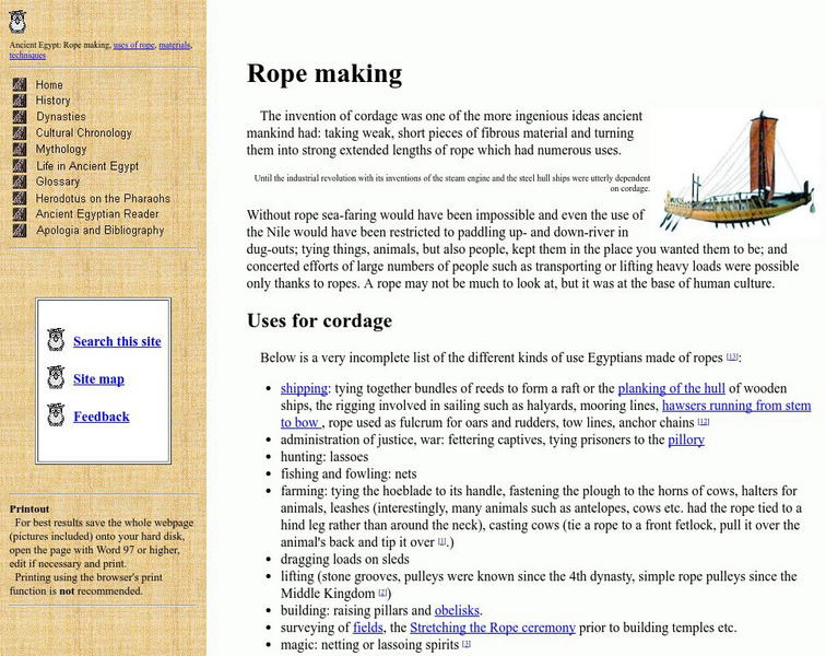 Reshafim: Ropemaking Website