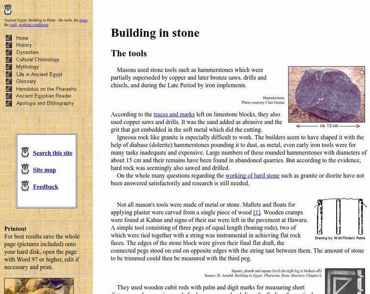 Reshafim: Building in Stone Handout