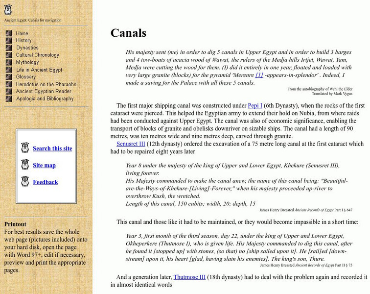 Reshafim.org: Canals Handout Reshafim.org: Canals Handout