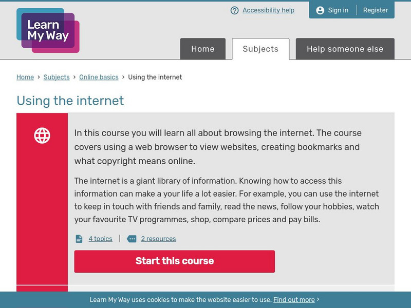 Learn My Way: Using the Internet Unit Plan Learn My Way: Using the Internet Unit Plan