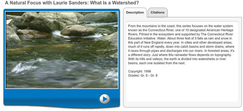 Discovery Education: Homework Helper: What Is a Watershed? Handout Discovery Education: Homework Helper: What Is a Watershed? Handout