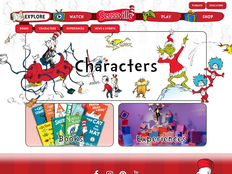 Dr. Seuss Enterprises: Seussville Activity Dr. Seuss Enterprises: Seussville Activity
