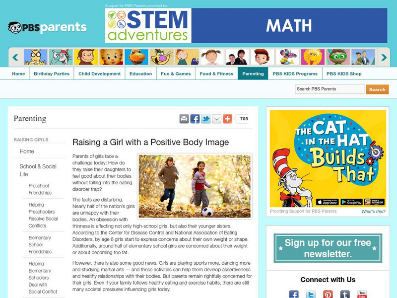 Pbs: Raising a Girl With a Positive Body Image Article Pbs: Raising a Girl With a Positive Body Image Article