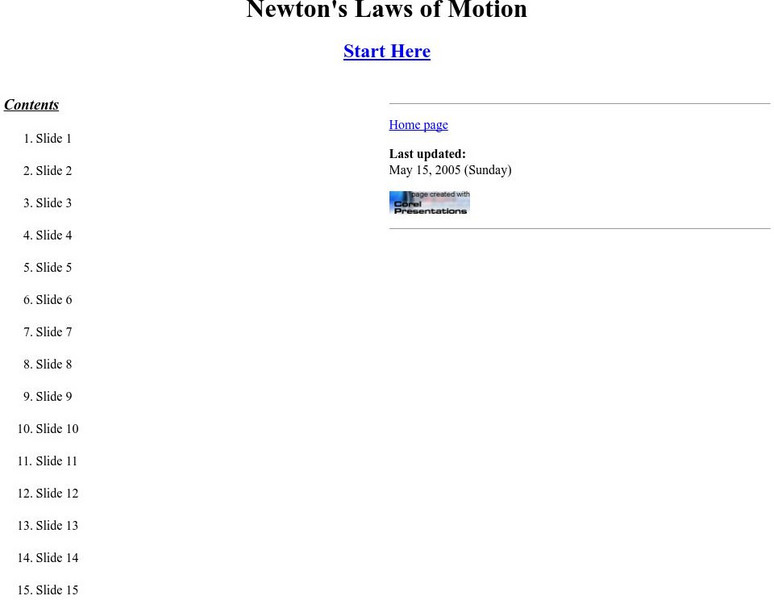 Tom Stretton's Chemistry Pages: Newton's Laws of Motion Handout Tom Stretton's Chemistry Pages: Newton's Laws of Motion Handout