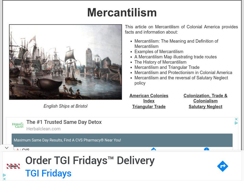 Siteseen: Land of the Brave: Mercantilism Article Siteseen: Land of the Brave: Mercantilism Article