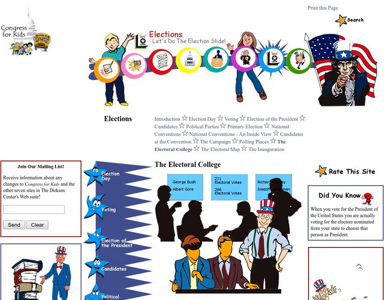 Congress for Kids: The Electoral College Unit Plan Congress for Kids: The Electoral College Unit Plan