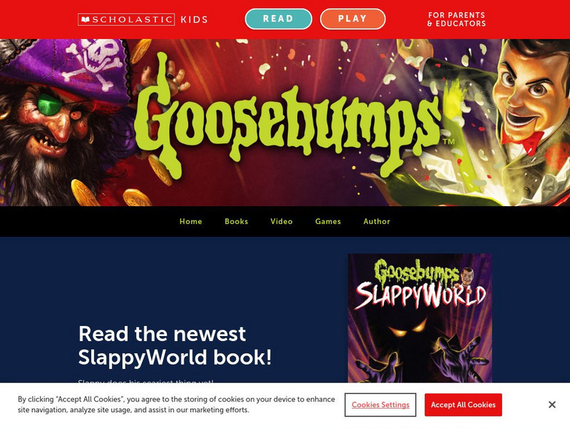 Scholastic: r.l. Stine Website Scholastic: r.l. Stine Website
