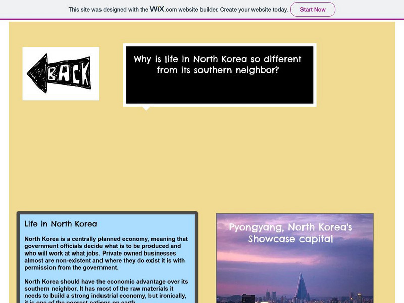 The History Cat: Geography: People: A Tale of Two Koreas Handout The History Cat: Geography: People: A Tale of Two Koreas Handout