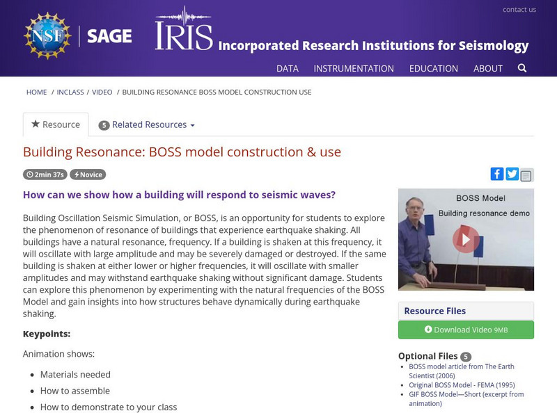Iris: Building Resonance: Boss Model Construction & Use Instructional Video