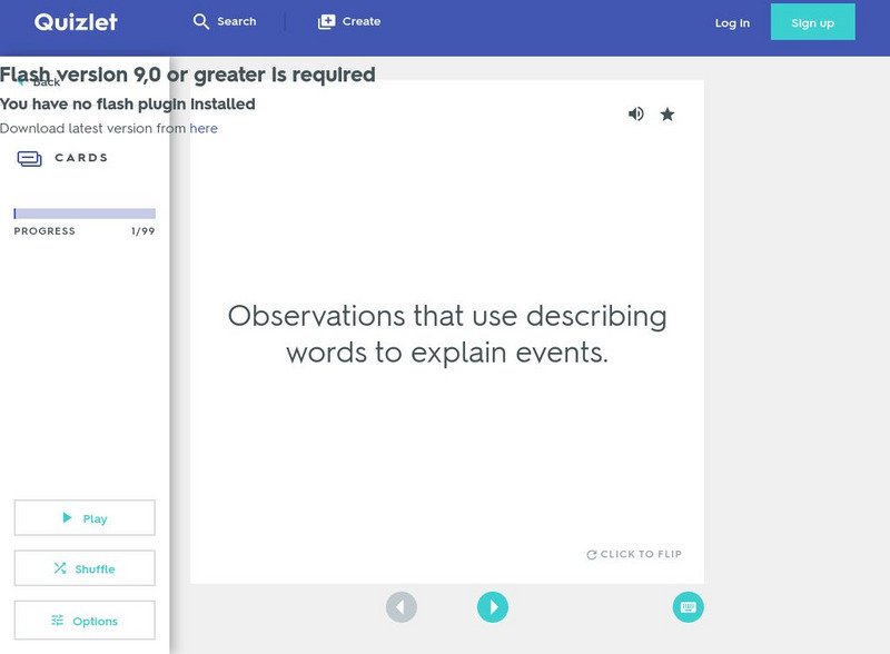 Quizlet: 7th Grade: Science Vocabulary: Flashcards Activity Quizlet: 7th Grade: Science Vocabulary: Flashcards Activity