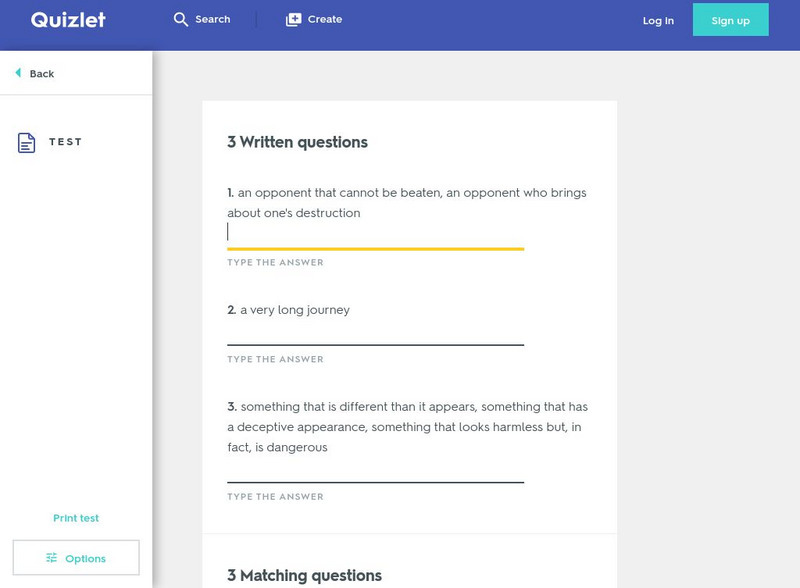 Quizlet: Allusions Quiz Unknown Type Quizlet: Allusions Quiz Unknown Type