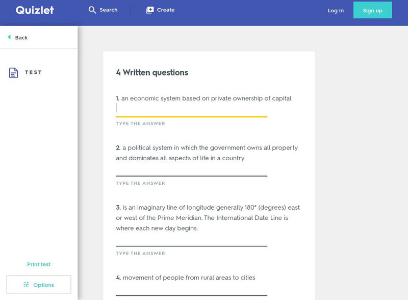 Quizlet: 7th Grade: Tennessee Academic: Social Studies Vocabulary: Test Unknown Type Quizlet: 7th Grade: Tennessee Academic: Social Studies Vocabulary: Test Unknown Type