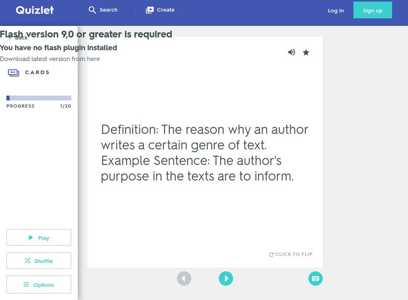 Quizlet: Claim and Support Vocabulary: Flashcards Interactive Quizlet: Claim and Support Vocabulary: Flashcards Interactive