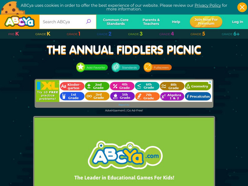 Ab Cya: The Annual Fiddlers Picnic Interactive Ab Cya: The Annual Fiddlers Picnic Interactive