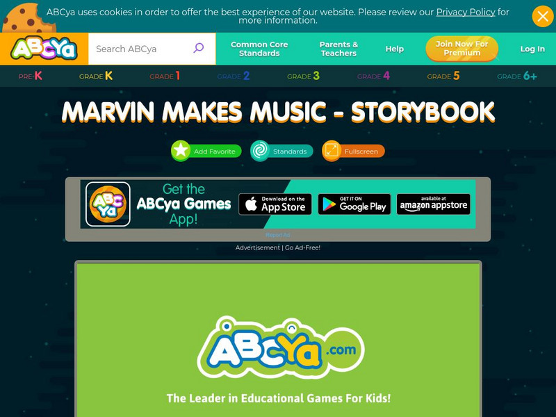 Ab Cya: Marvin Makes Music Storybook Interactive Ab Cya: Marvin Makes Music Storybook Interactive