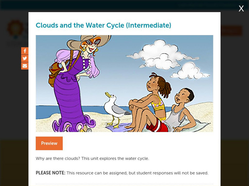 Concord Consortium: Clouds and the Water Cycle (Intermediate) Unit Plan