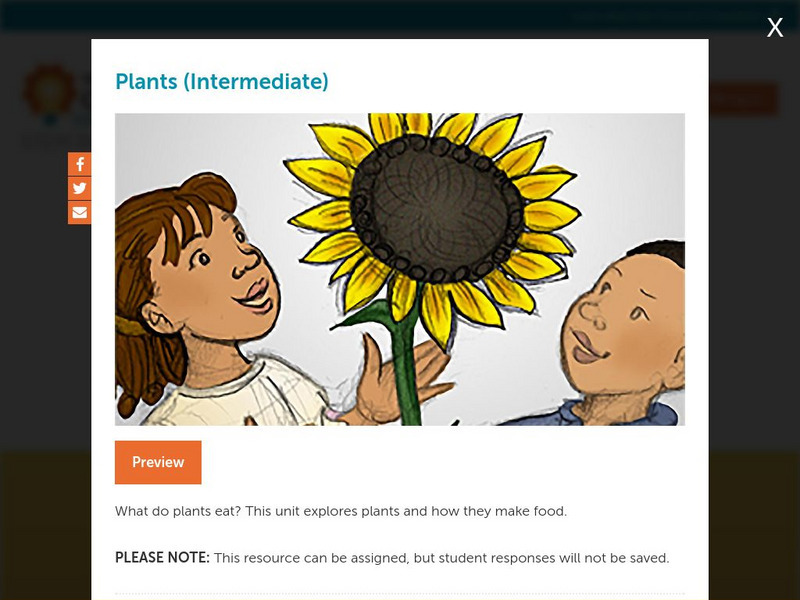Concord Consortium: Plants (Intermediate) Unit Plan Concord Consortium: Plants (Intermediate) Unit Plan